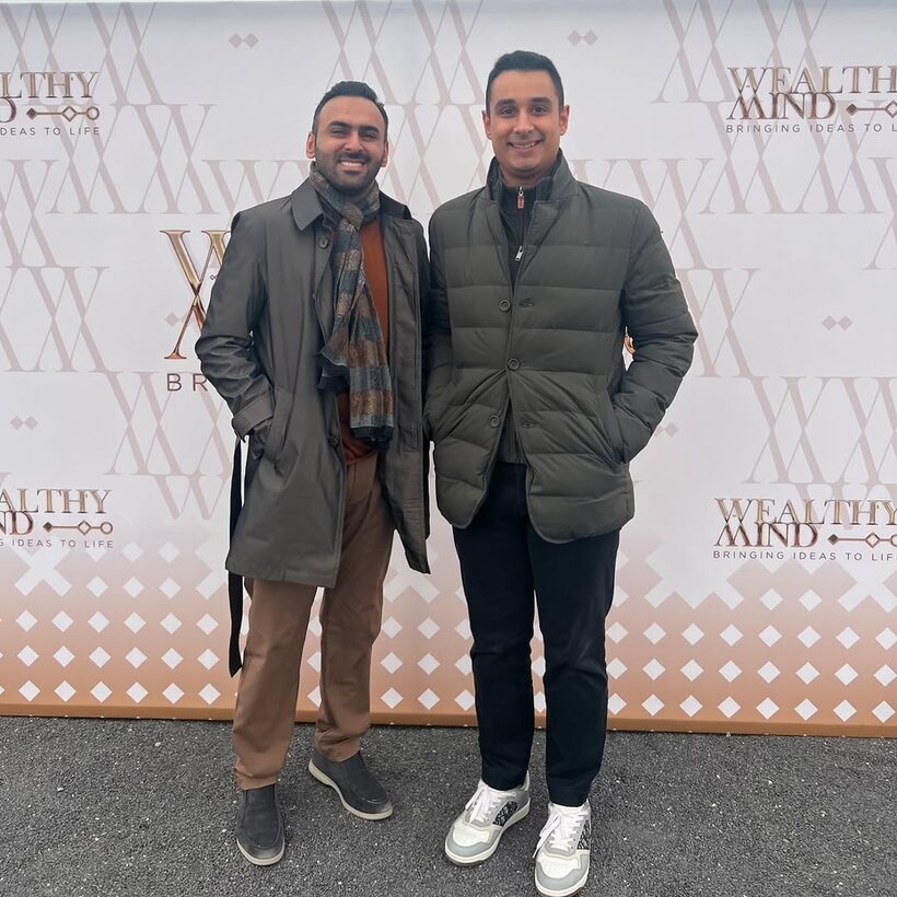 Hamad and Aziz, founders of Wealthy Mind